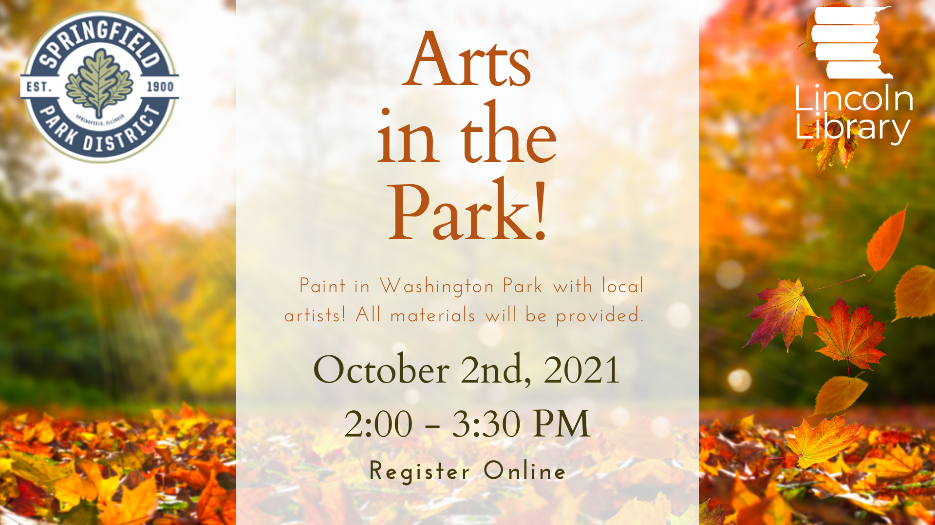 Arts in the Park!