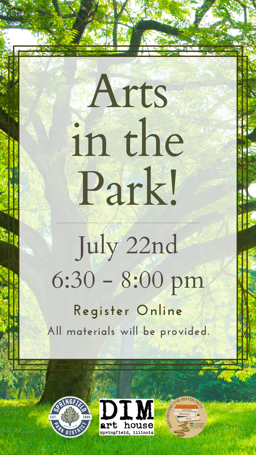 Arts in the Park!