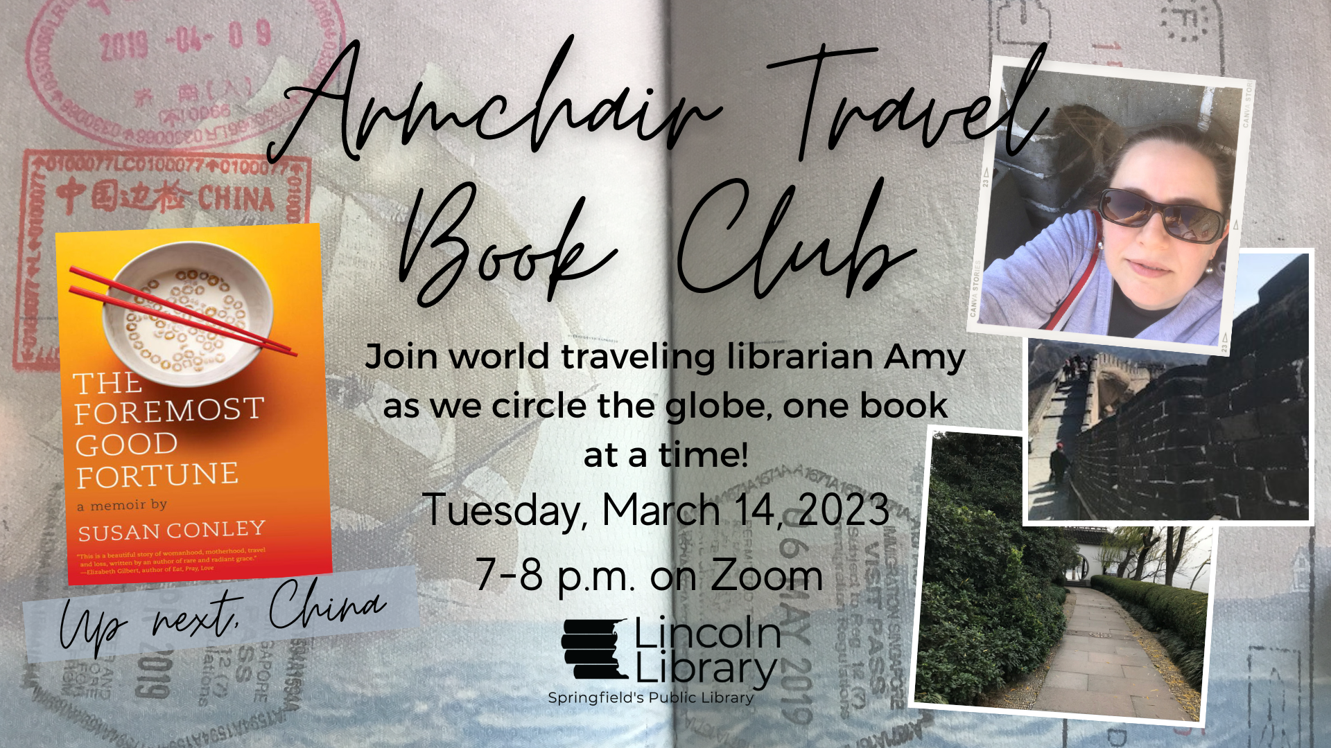 Armchair Travel Book Club March 2023