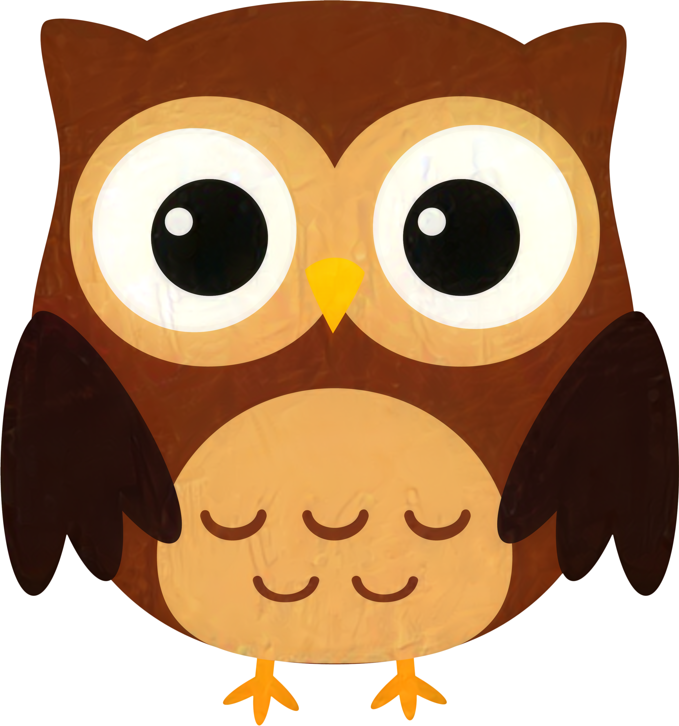 a small cartoon owl