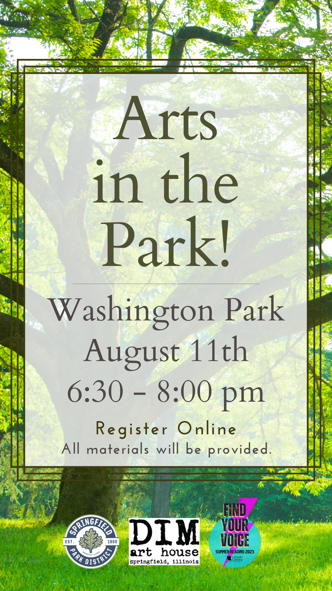 Arts in the Park! at Washington Park Gazebo