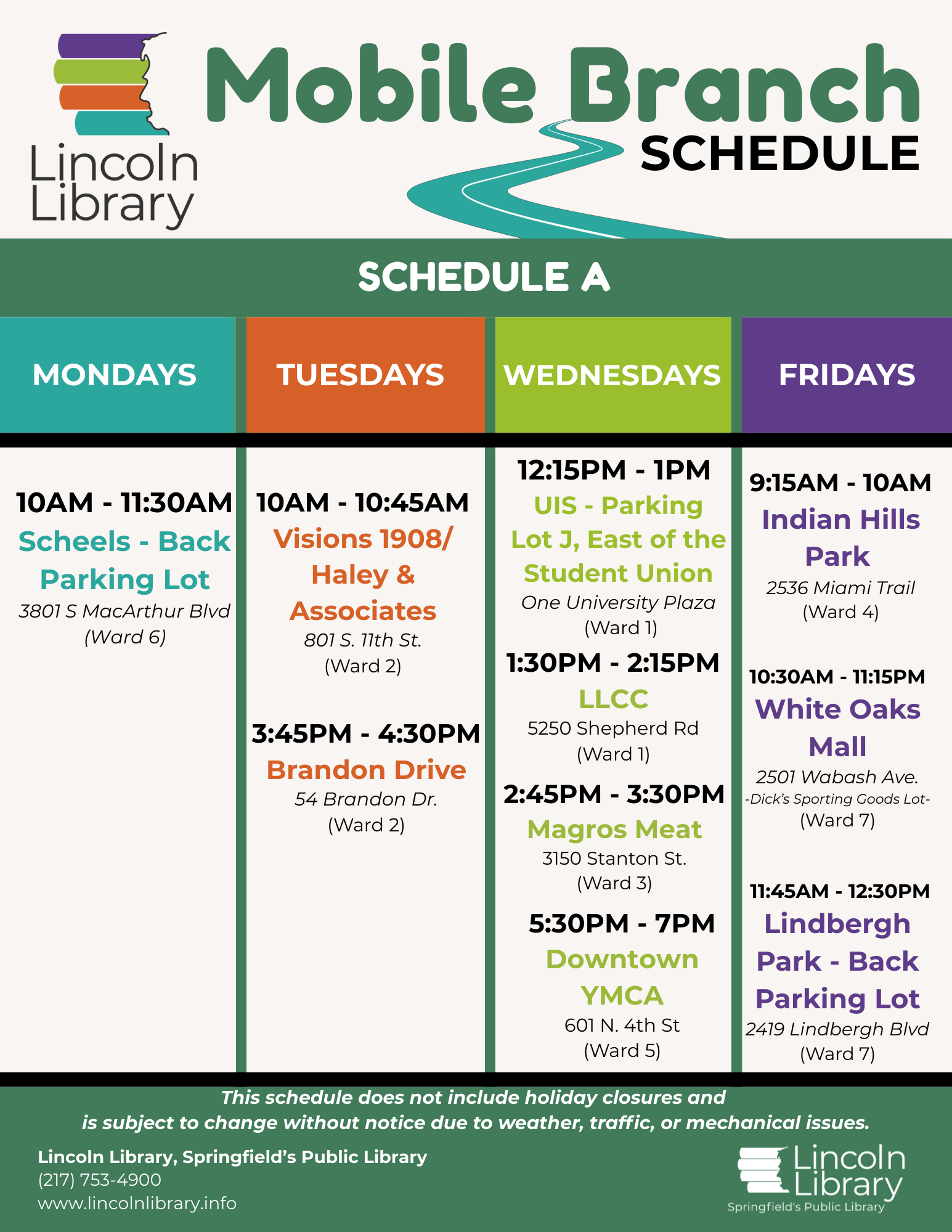 Mobile Branch Schedule A