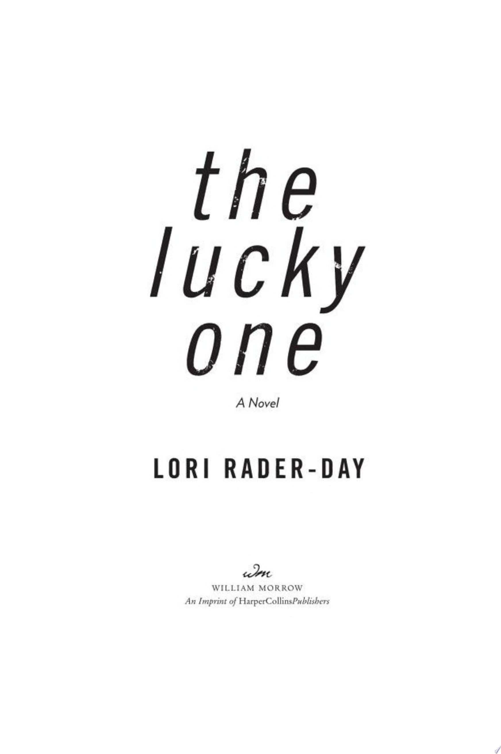 Image for "The Lucky One"