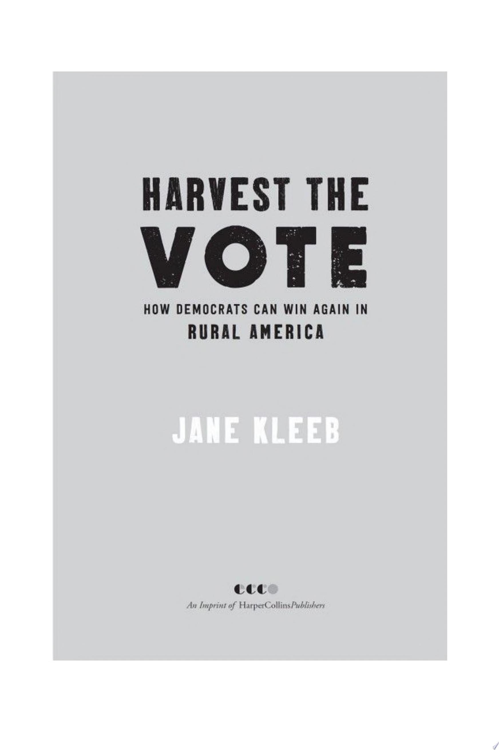 Image for "Harvest the Vote"