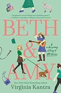 Beth & Amy book cover (two cartoon women, one walking a dog and surrounded by purses, the other holding a guitar)