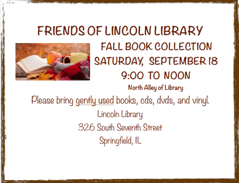 Book Collection   Saturday, September 18, 2021  9AM - 12PM
