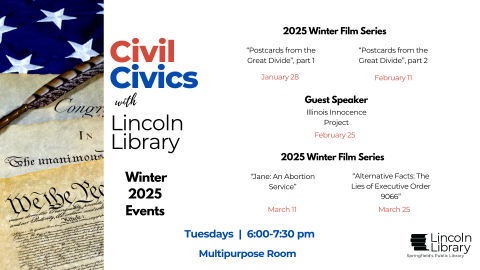 Civil Civics Winter 2025 Events