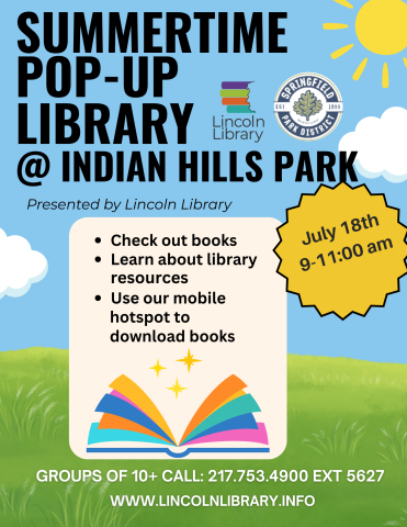 Colorful Summertime Pop Up Flyer