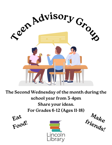 Teen Advisory Group flyer