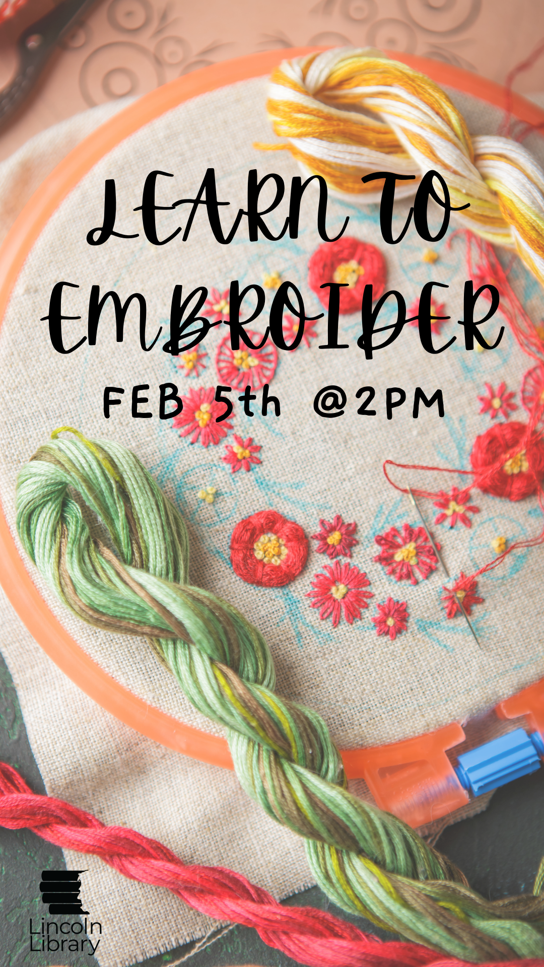 learn to embroider flyer