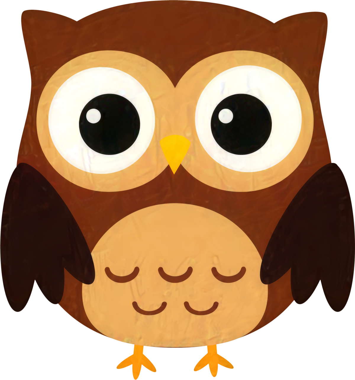 a small cartoon owl