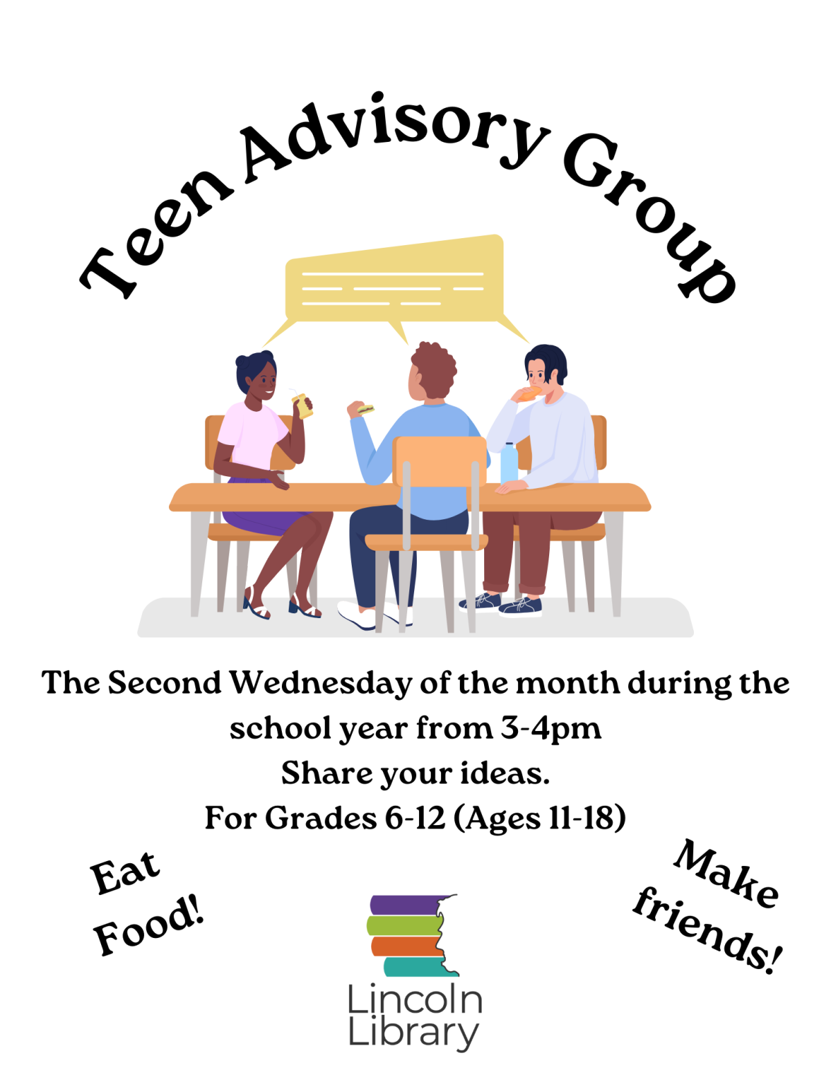 Teen Advisory Group flyer