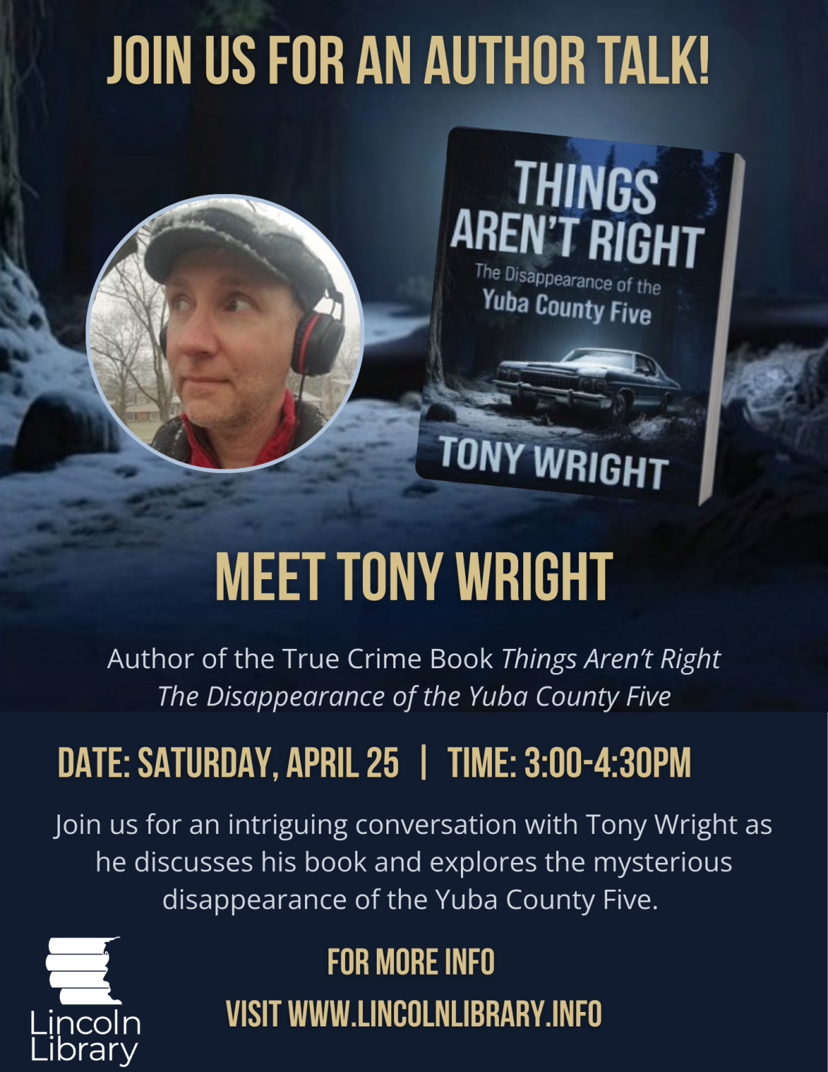 Author Talk Tony Wright