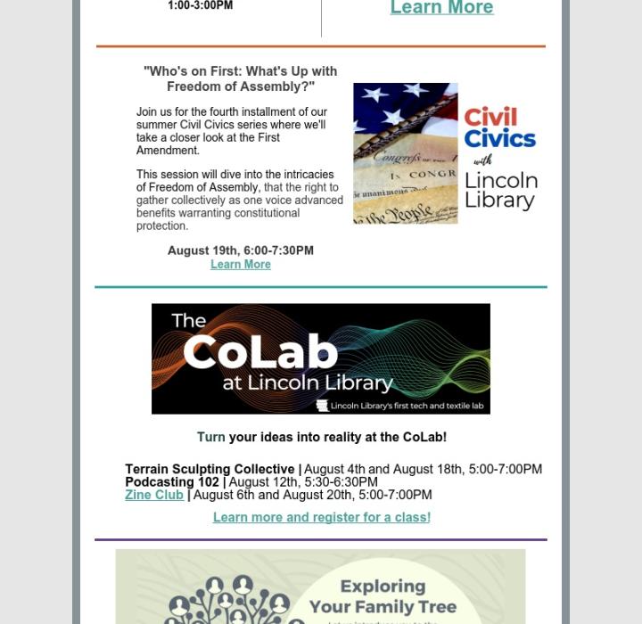 Image of August Newsletter