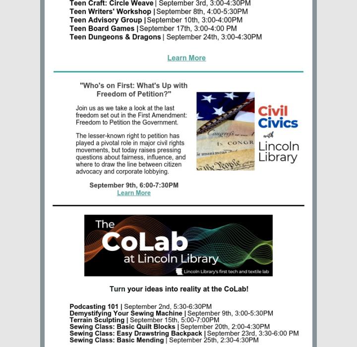 Image of September Newsletter